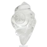 Sphatik Conch Shell, Original Crystal / Quartz Gemstone Conch shell, Sphatik Shankh, Crystal Stone Sankh For Lakshmi Pooja