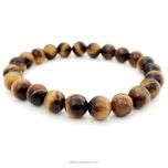 Tiger Eye Bracelet In Elastic