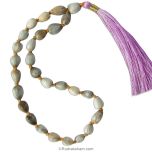 White Vaijanti Japa Mala Rosary | Vaijanti Seed Beads 27 Beads Rosary,  Job's Tears Beads Krishna Mala, Vaijanti Wrist mala, Vaijanti Mala Bracelet