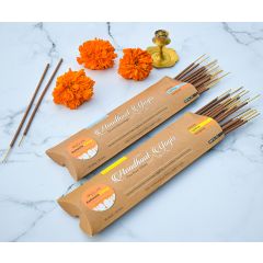Wholesale Pack of 10 Herbal Morning & Evening Incense Sticks / Agarbatti – Avadhoot Yogis From the House of Kabeela Living, 100 % Herbal, Ancient Formula That eliminates Negativity, Maintains Peace & Harmony