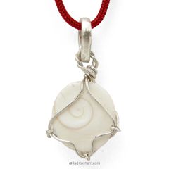 Gomati Chakra Pendant to bring wealth, good luck, and prosperity | Shiva Eye shell FOR EVIL EYE PROTECTION