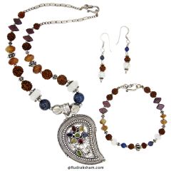  Multistone Jewelry Set