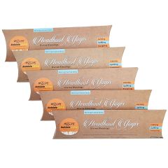 Pack of 5 Herbal Morning Incense Sticks / Agarbatti ( 150 Sticks ) – Avadhoot Yogis from the house of Kabeela Living, 100% Herbal, Ancient Formula that eliminates negativity, maintains peace & harmony
