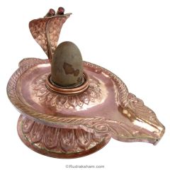 Narmadeshwar Shivling with Copper Jalhari