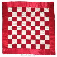 Woolen Puja Asana Red and White