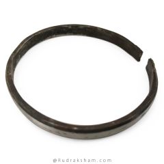 Black Horse Shoe Ring - Shani Ring, Energised Original Horse Shoe Ring for Good Luck, Real Black Horse Shoe Iron Ring - remove malefic effect of Saturn
