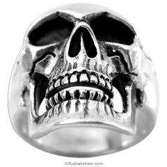 Silver Skull Ring for Boys and Men | Skull Rings, Narmund Silver Ring