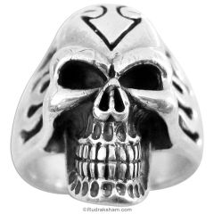 Skull Ring | Silver Skull Ring for Boys and Girls | Unisex Skull Ring | Online Skull Rings in India | Narmund Ring