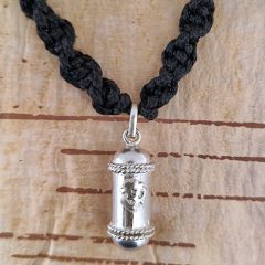 Talisman Locket Triangle - 2, ENERGIZED Talisman Silver Kavach Mala, Taweez, Raksha Kavach For Concentration, Black Magic Removal, Dakini Ghosts Relief & Nav Grah Problems ( Planetary Relief )