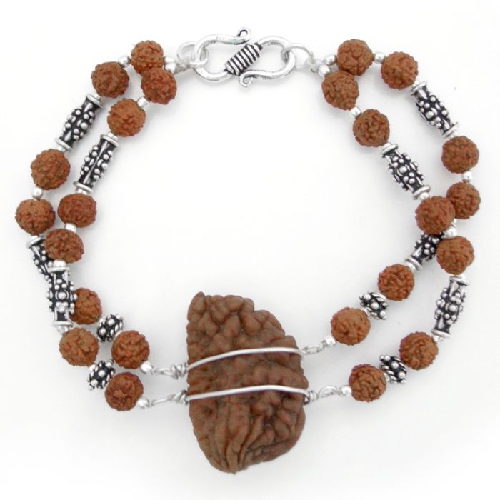 MITHILA HANDICRAFTS One Face Rudraksha  Rudraksha Bracelet  Sphatik Mala   Combo Pack  One Face Trishul Shape Rudraksha Bracelet Sphatik Mala  108  Beads Original Lab CertifiedYour previous contribution MITHILA