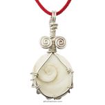 Gomati Chakra Silver Pendant, Gomti Chakra Pendant for evil eye protection