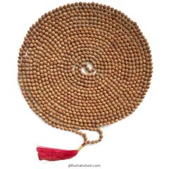1008 Beads 5 Mukhi Rudraksha Mala with Tassel | Spiritual & Meditation Rosary, Original and Energised Rudraksha mala 1008 beads necklace